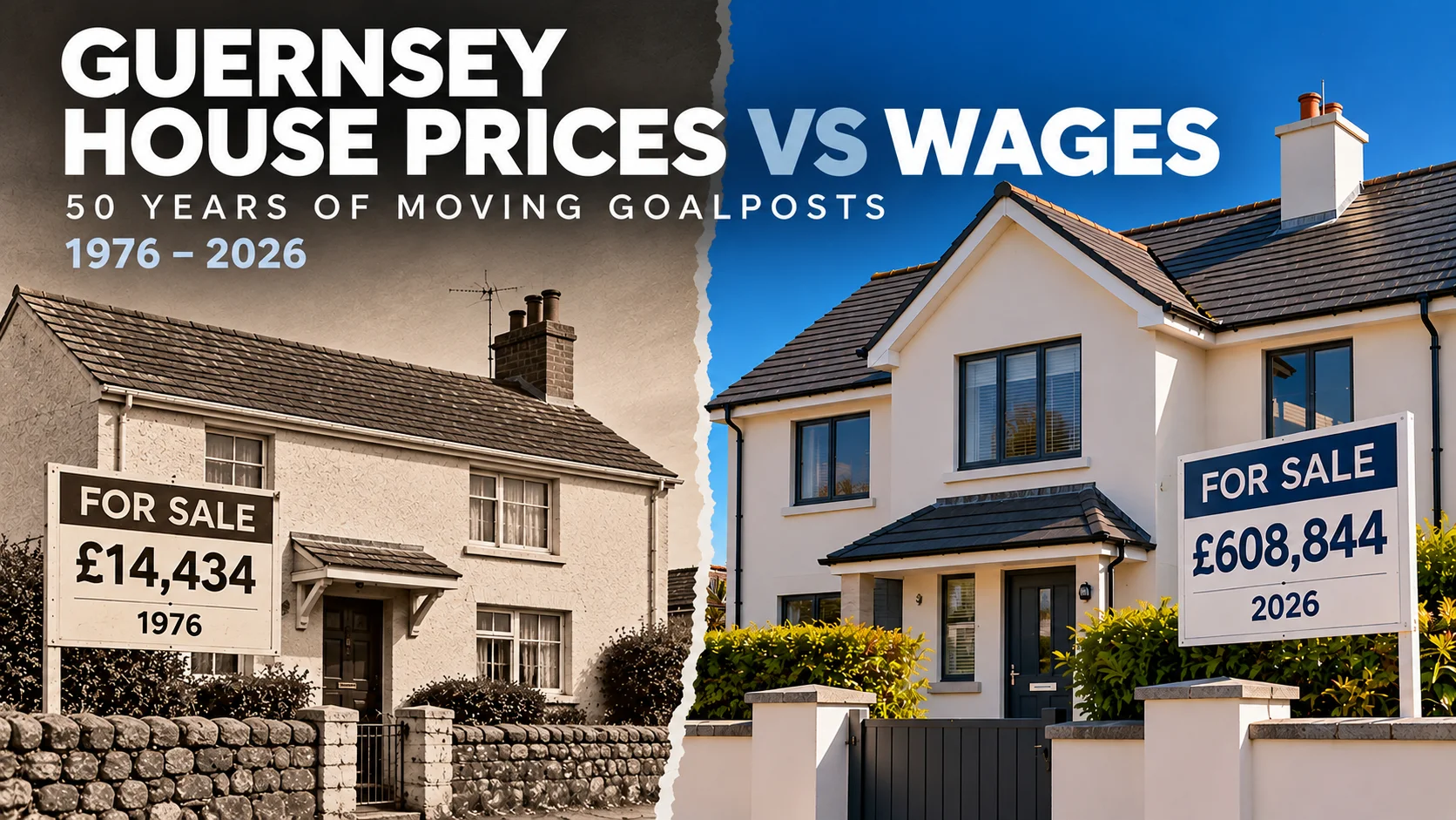 Guernsey House Prices vs Wages: 50 Years of Moving Goalposts
